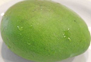 Green Mango that is used in the recipe 