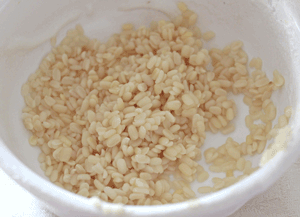 Urad dhal or Black gram, small lentils that are used in recipe